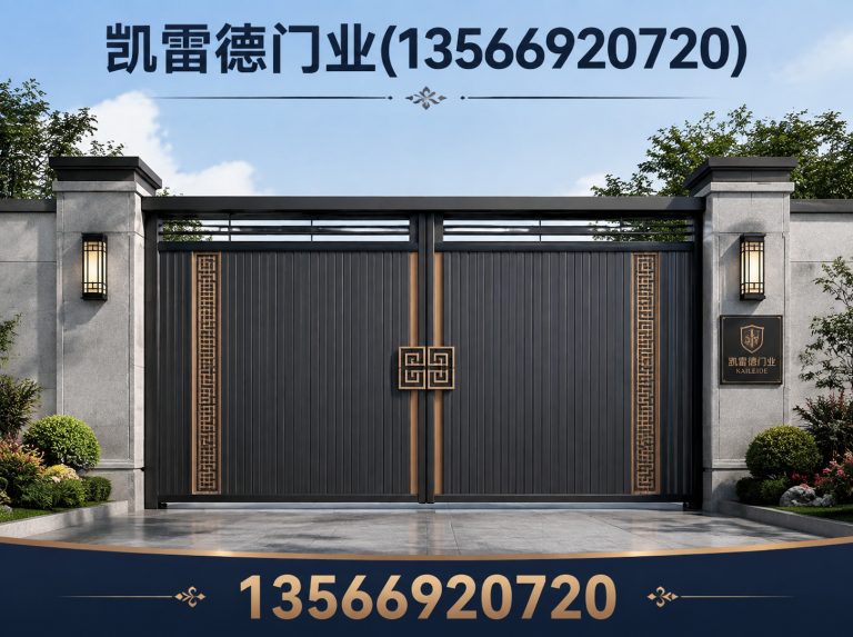 永康市不锈钢烤漆大门展示图