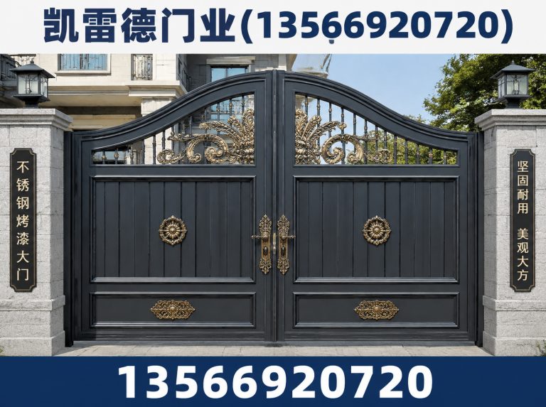 永康市镁合金智能大门展示图